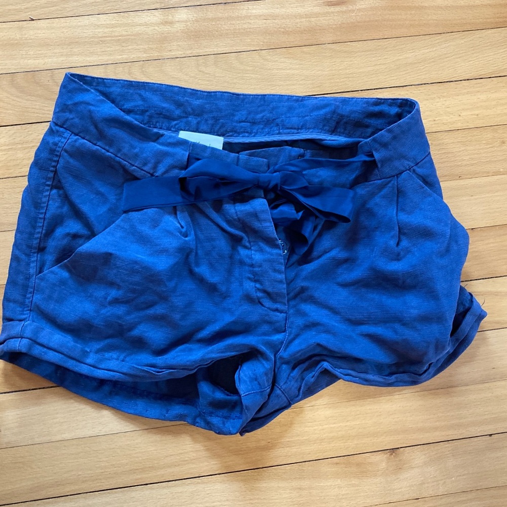 Aritzia linen shorts, 0